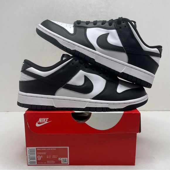 Nike Other - Nike Dunk Low Retro “Panda/Black White” 2022
